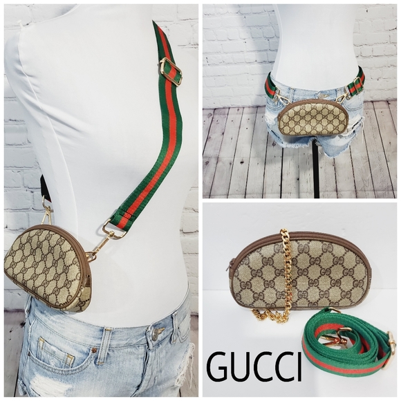 Gucci Handbags - Gucci auth vintage mini pouch GG monogram bag